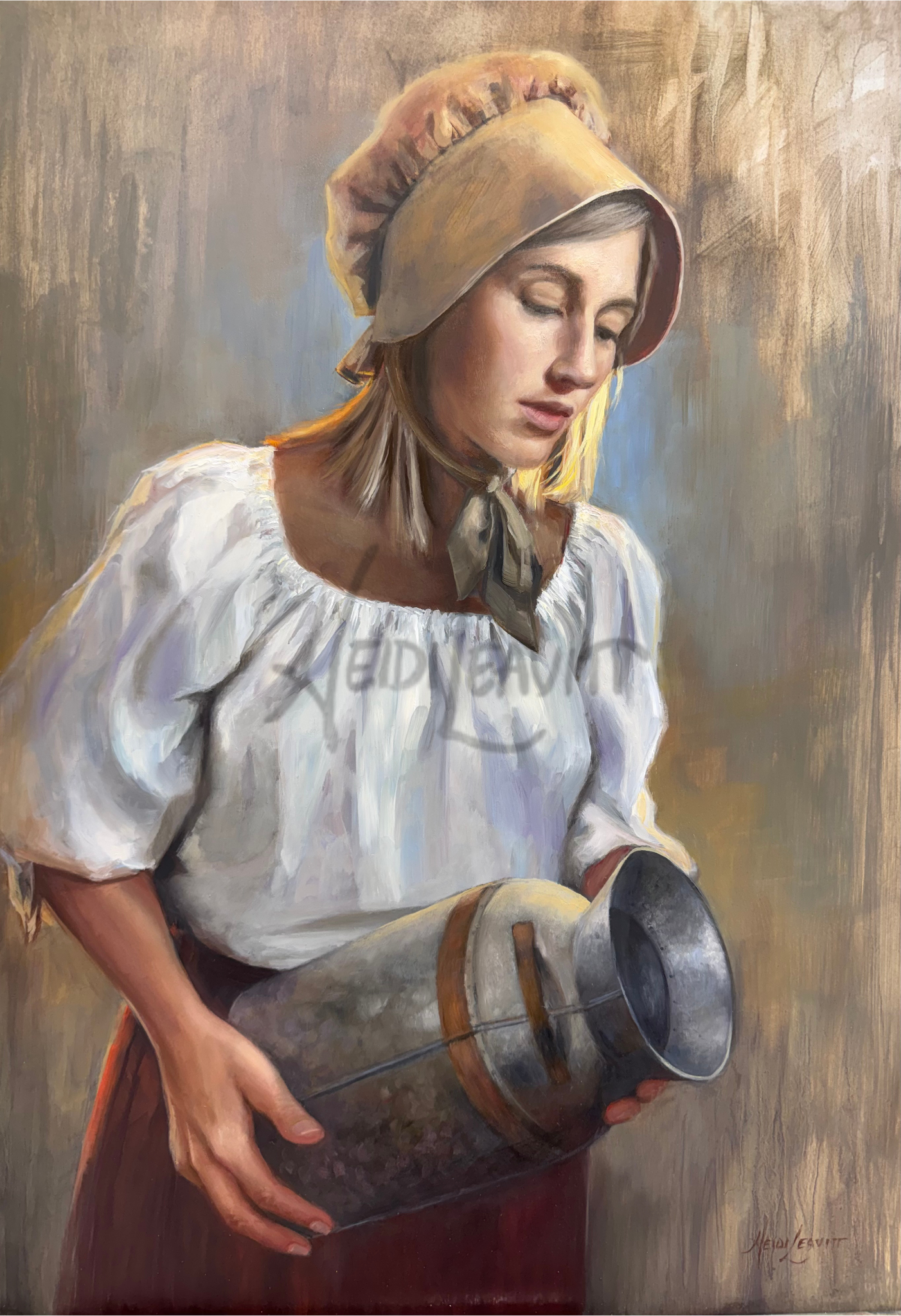 Woman and the Milk Can Original